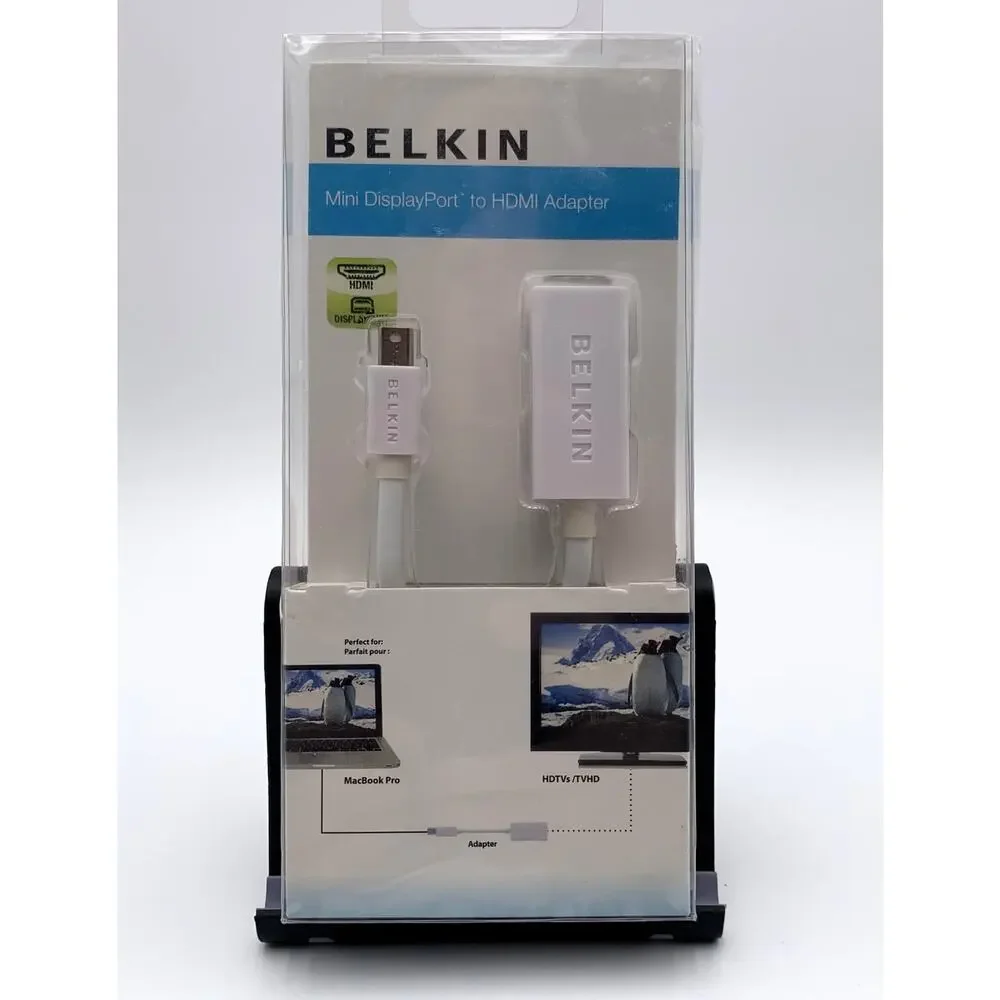 Belkin Mini DisplayPort to HDMI Adapter – Open Box – MacBook Pro Compatible